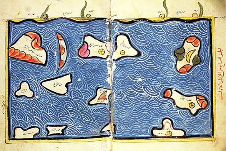 12th-century map of the Indian Ocean by Al-Idrisi