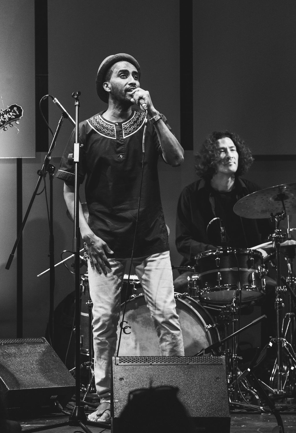 Aar Maanta and his band play Liverpool Arab Arts Festival 2023. Image courtesy AB Photography
