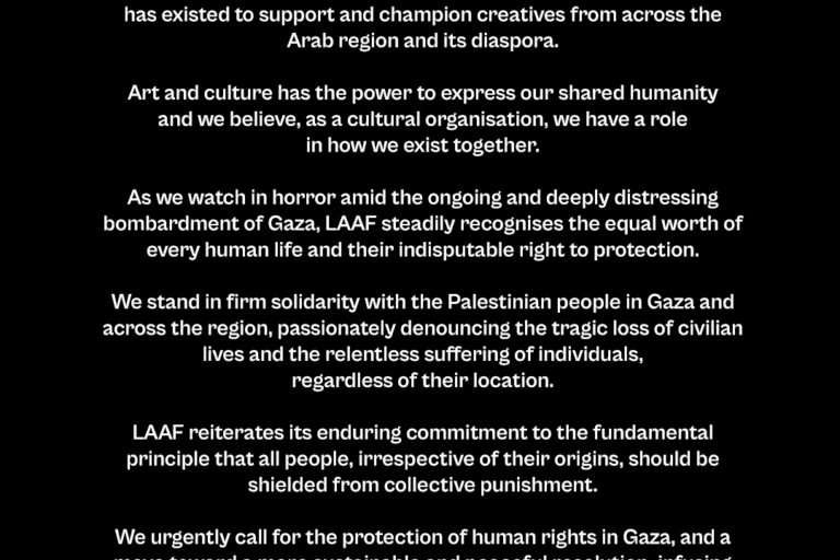 Statement from LAAF